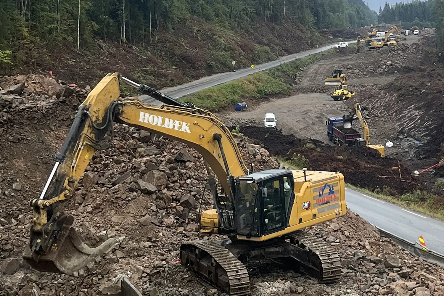Massetransport --Vegbygging - Holbæk Anlegg AS